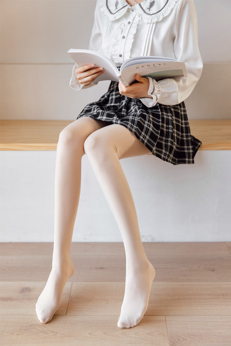 80CM Long Tube120D Velvet Over-the-Knee Stockings Japanese Style Extra Long Thigh Socks for Tall People190cos