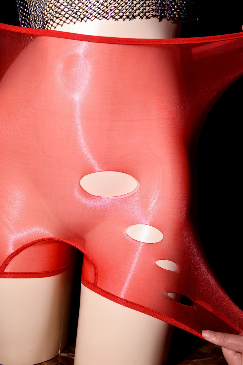 360Seamless Aurora Pantyhose and Panties, Any Cut, Ultra-Thin, Transparent, Quick-Dry, Open-Crotch, Sexy, Silky, Boxer Briefs