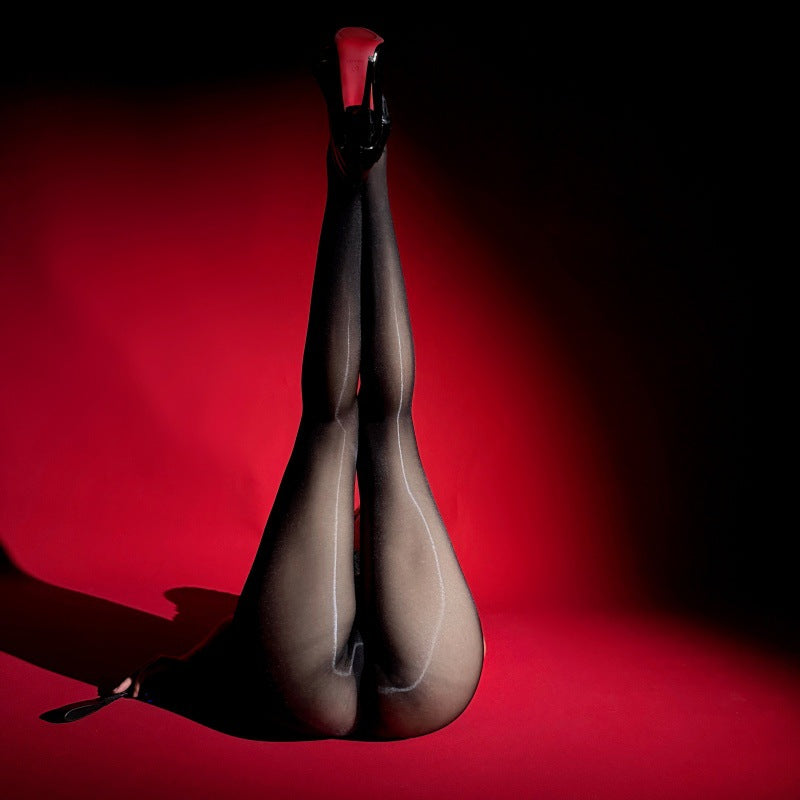 20D Shiny Seamless Crotch Stockings for Women, Spring and Autumn Sexy Satin Glossy Pantyhose, Seamless Sheer Stockings, Sexy