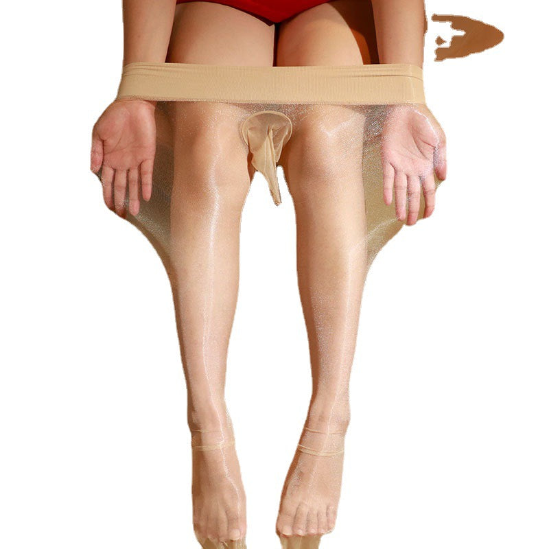 【Heat】Flash+Glossy Silky Stockings for Men Sexy Ultra-thin Beautiful Legs Fully Transparent Invisible jj airplane socks