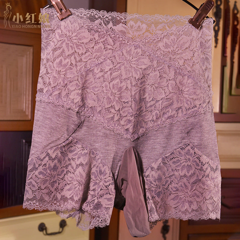 Japanese Style jj Men's Sexy Panties with Stockings, Ultra-thin Soft Mesh Lace Boxer Briefs, Airplane Socks Underwear