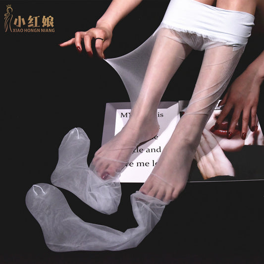 3D Seamless Stockings Fully Transparent Ultra-Thin Traceless Bare Leg Sexy Invisible Erotic Pantyhose Manbo Beauty Skin Stockings Silky Smooth