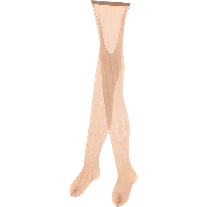 Black Stockings Plus Size Ultra-Thin Stockings Women Thin Section MF Toe Transparent Invisible Seamless Toe Sexy Pantyhose Summer