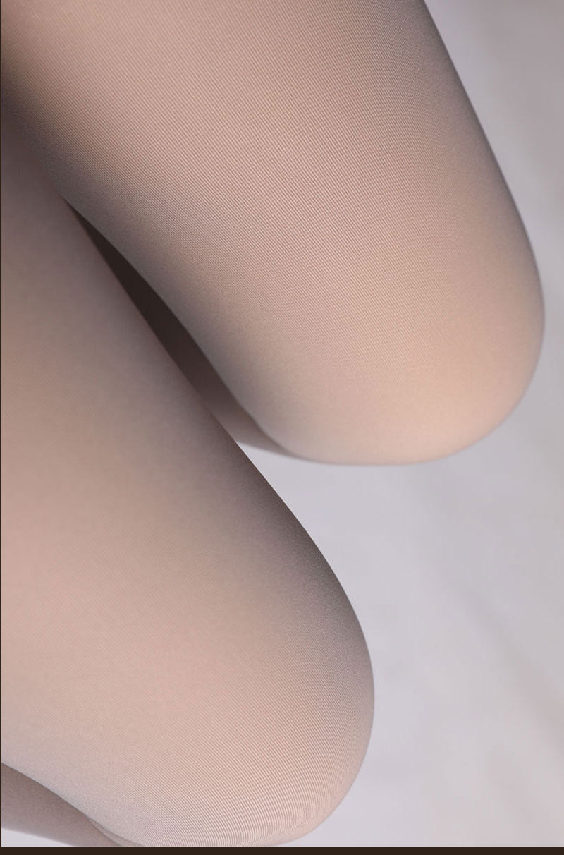 Autumn Winter Japanese Style Sexy Sheer Leggings Men's Slim Fit Bare Leg Artifact High Waist Tummy Control Fleece Lined Thickened Pantyhose