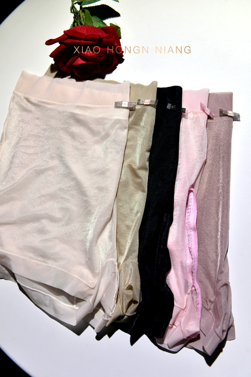 Little Matchmaker200Large Size Men's Silk Smooth Sexy Ultra-Thin Fully Transparent Underwear jj Set of Sexy Boxer Briefs