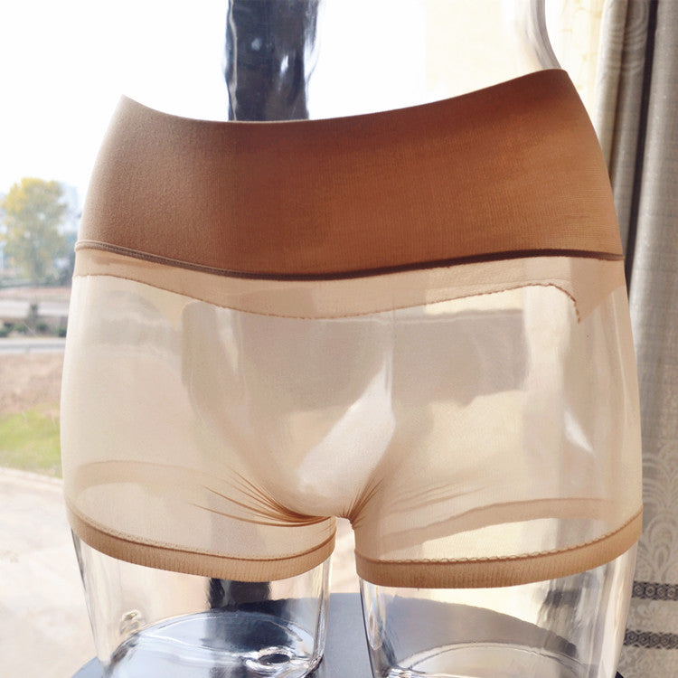 360Seamless Low Waist Transparent Pantyhose Underwear Any Cut Ultra-thin Seamless Underwear Men and Women Sexy Boxer Briefs