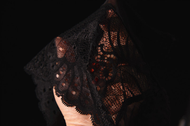 Men's Lace Thong Underwear Fully Transparent Delicate Sexy Fun Plus Size Lace Low Waist Triangle Breathable