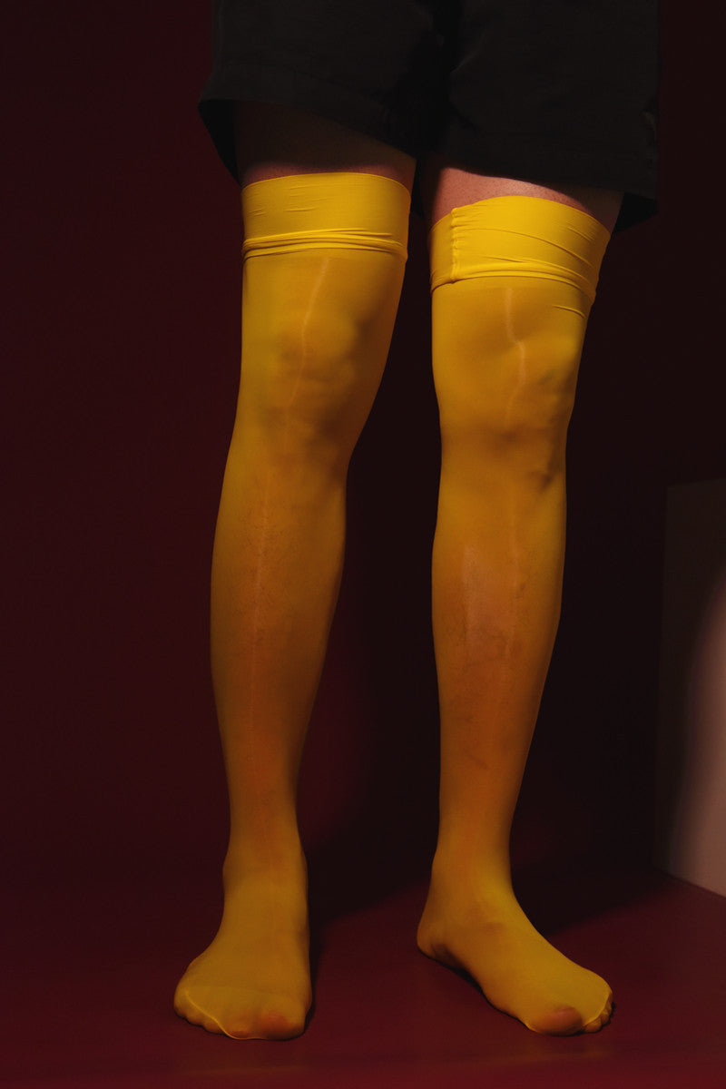 912Silky Smooth Shiny Long Stockings Thin Glossy Base Stockings Shiny Stockings Sexy Men and Women Glossy High Stockings