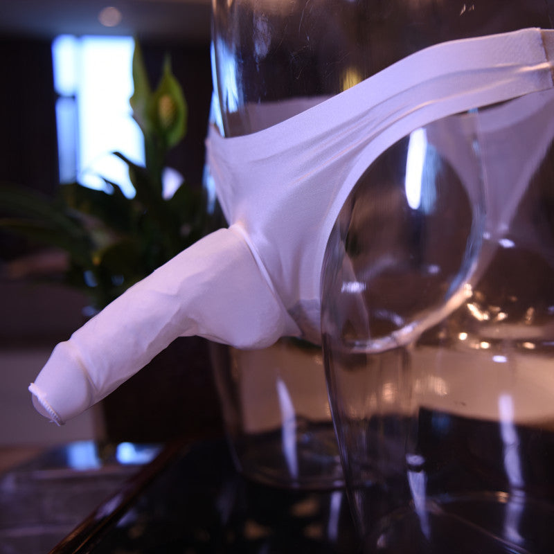 Traceless jj Underwear Ice Silk Thong Low Waist Youth Solid Color Briefs Factory Direct Tight Breathable Comfortable Men's