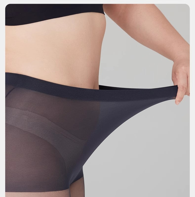 10D Really Large Size Silk Stockings for Plus Size mm Black Silk Glossy Leggings for Women, Spring and Autumn High Elasticity, Plus Size, Non-Slip, Skin-Enhancing Gray Silk, Summer Thin