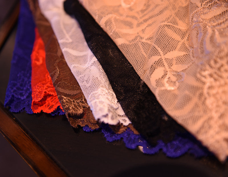 Men's Lace Sexy Underwear Men's Boxer Briefs Breathable Thin Sexy Open Crotch jj Set of Youth Boxer Shorts for Summer