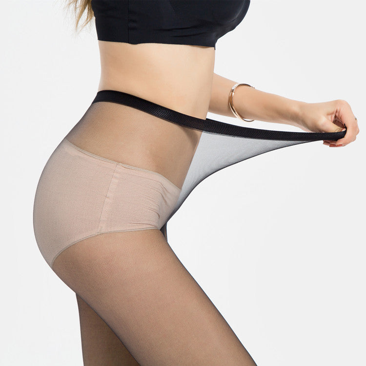 3D Seamless One-Line Crotch Stockings Core-spun Thin Stockings Pantyhose Socks Manufacturer Wholesale Taobao Supply