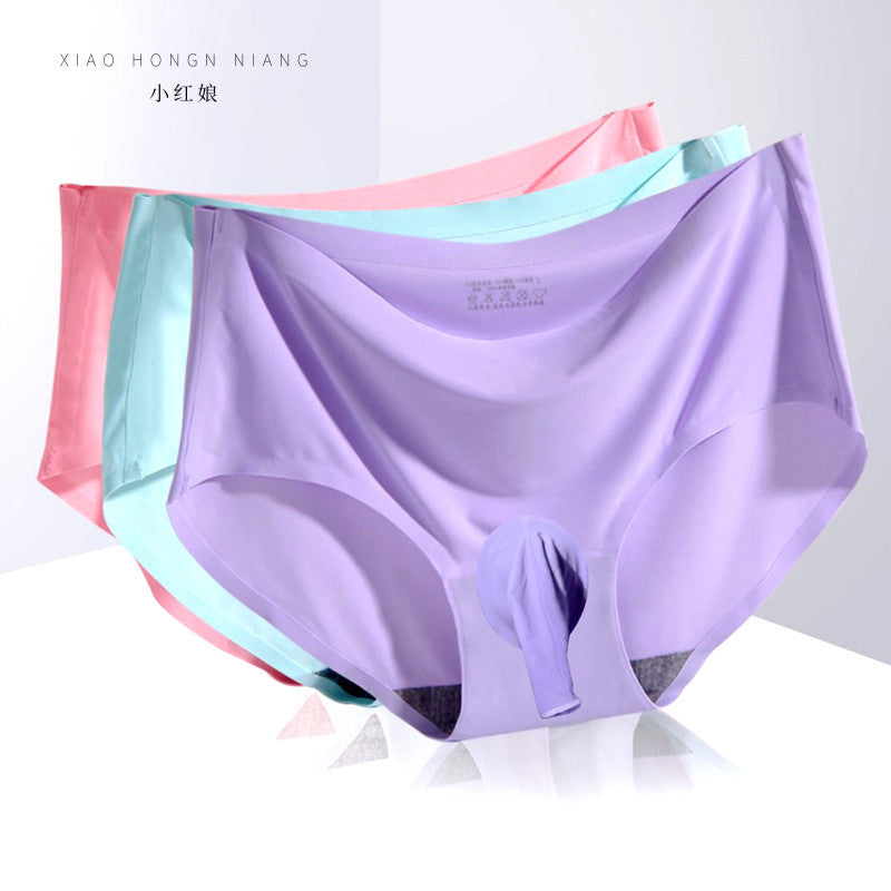 Men's Stockings Underwear U Bulge Pouch jj Set of ultra-thin seamless ice silk triangle briefs sexy smooth men's shorts for young people