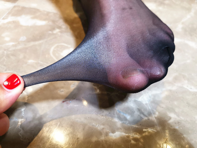 2Ultra-thin1D Men's Shiny Pantyhose Glossy Shiny Leg Socks One-Line Crotch-Free Sexy Stockings