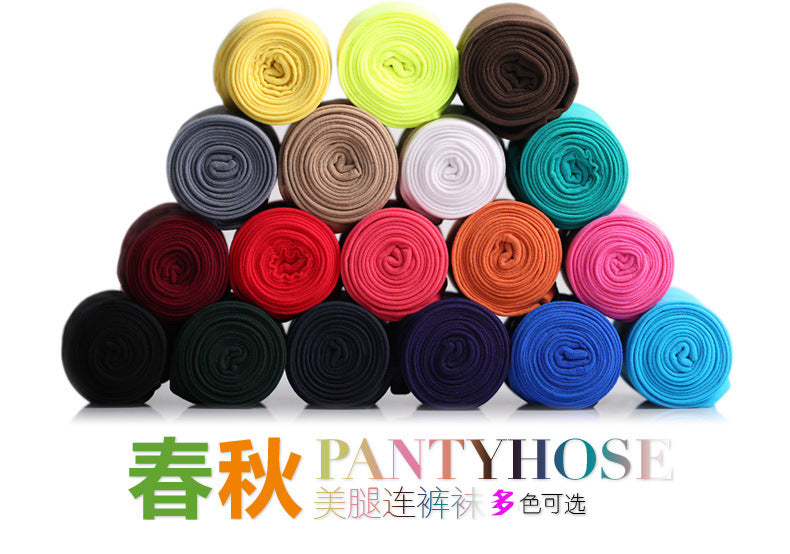 100D Velvet Pantyhose Candy Color with Enhanced Coverage No-show Socks Stall Non-Slip Beautiful Leg Socks