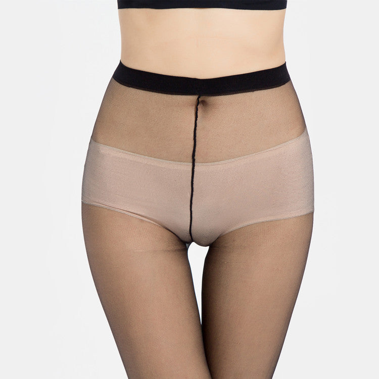 3D Seamless One-Line Crotch Stockings Core-spun Thin Stockings Pantyhose Socks Manufacturer Wholesale Taobao Supply