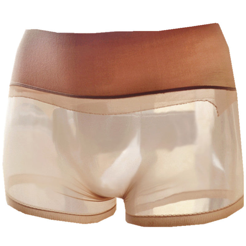 360Seamless Low Waist Transparent Pantyhose Underwear Any Cut Ultra-thin Seamless Underwear Men and Women Sexy Boxer Briefs