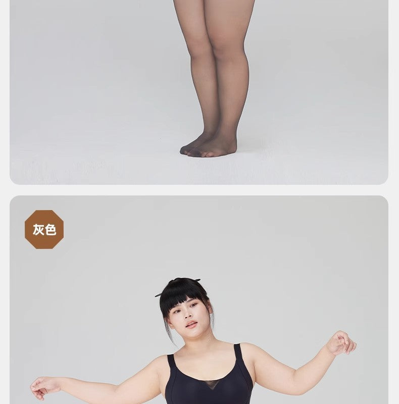 10D Really Large Size Silk Stockings for Plus Size mm Black Silk Glossy Leggings for Women, Spring and Autumn High Elasticity, Plus Size, Non-Slip, Skin-Enhancing Gray Silk, Summer Thin