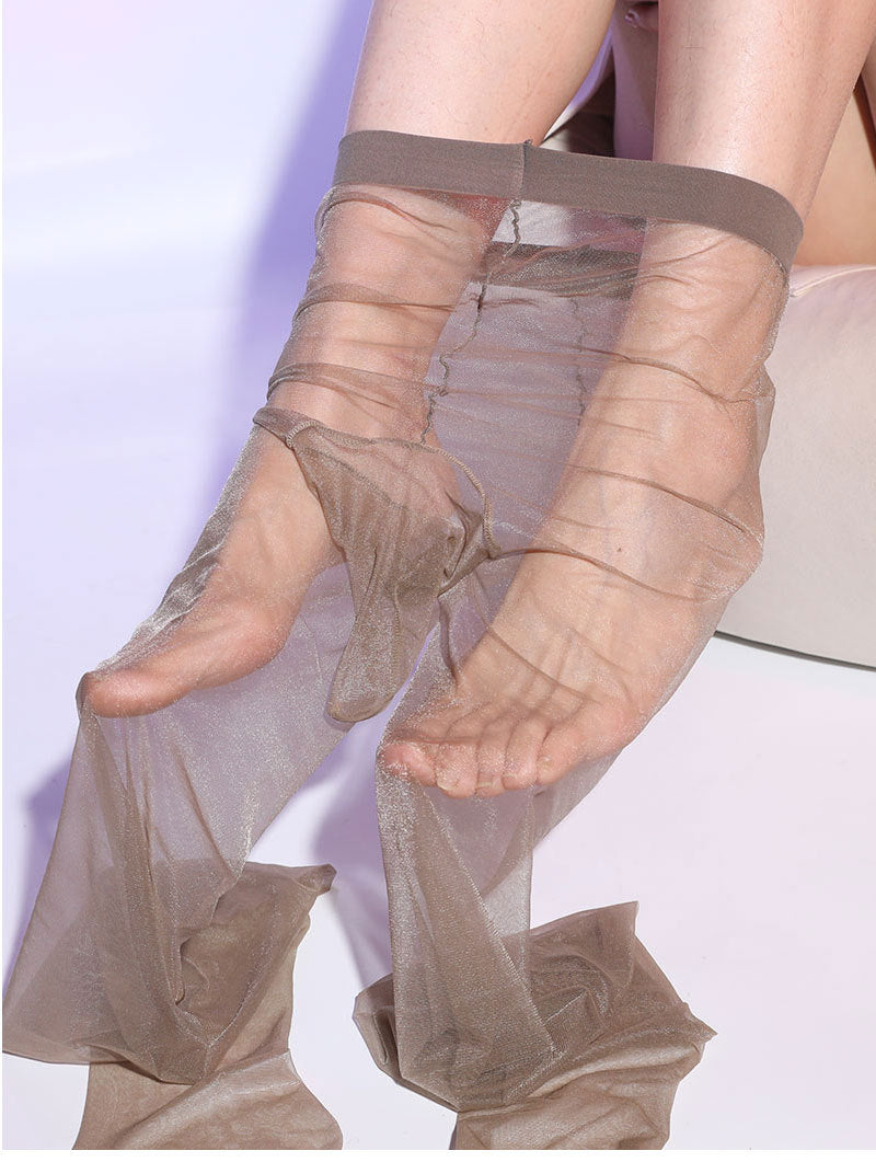 0.01Silky Ultra-Thin Stockings Men's Black Stockings One-Line Pantyhose Sexy jj Seductive Body Stockings