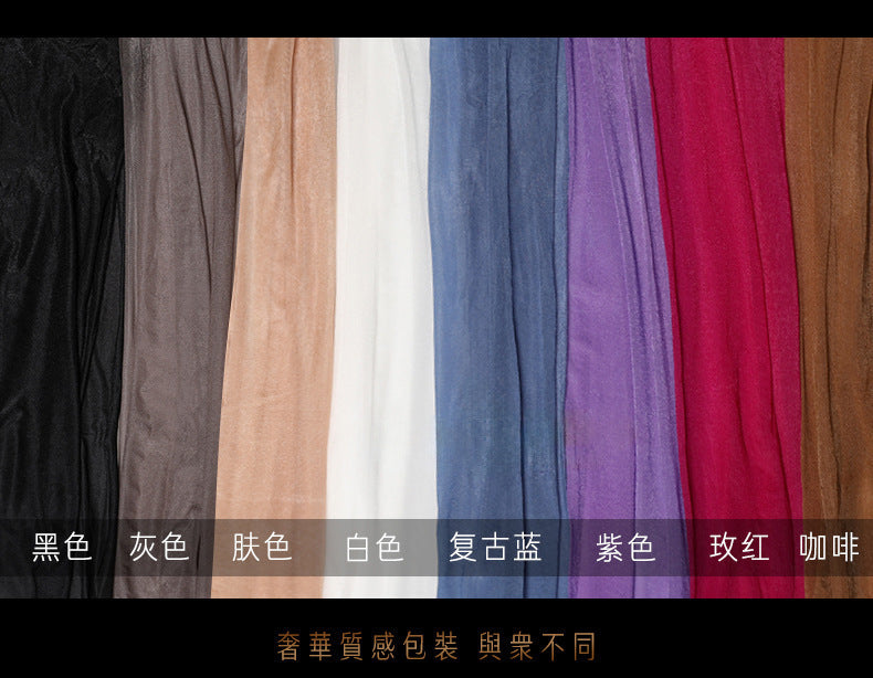 Aurora Stockings T Open Crotch Silky Smooth Oil Shiny Waistless Closed Crotch Pantyhose Ultra-thin Sexy Footed High-density Women