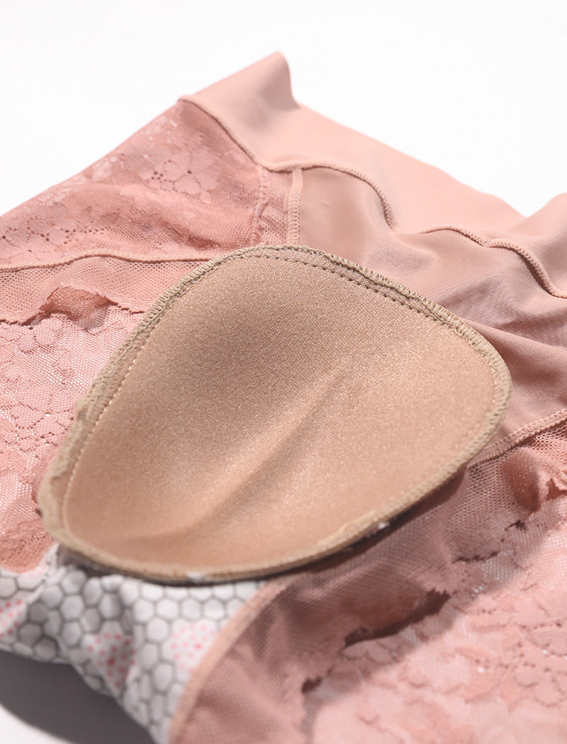 Cross-border Hot-Selling Low-Waist Sexy Lace Fake Vagina Hidden jj Underwear Briefs Transvestite Men and Women Cross-dressing Underwear